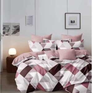 Deluxe Duvet Cover Set - pink and purple
