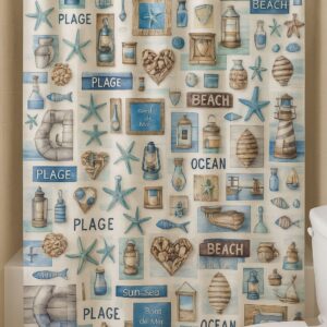 Curtains shower - Beach Love