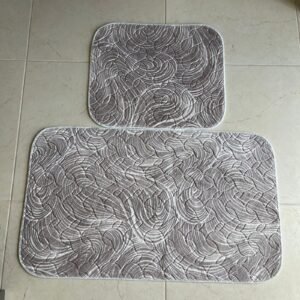 Bathroom mats- brown medwar