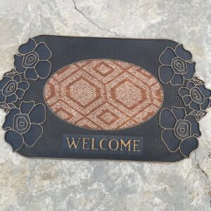 Welcome Mats - Dark Flowers