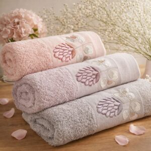 Rose garden towel- set of 3