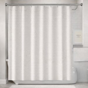 Honeycomb shower curtain