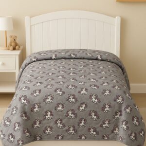Tv blanket kids - rainbow grey