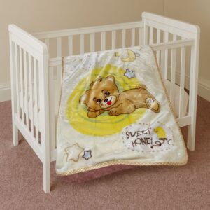 Baby blanket - beige bear