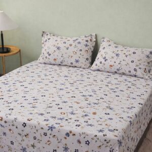 Fitted sheet - delicate petals