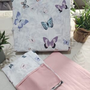 Cotton duvet cover set- butterfly