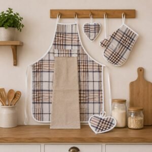 Beige pliad kitchen set