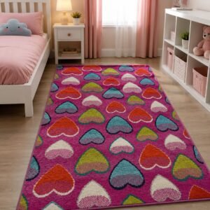 Hearts house mat- 80×150 cm