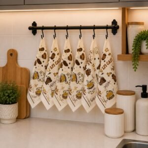 Coffe kitchen towel- set of 6
