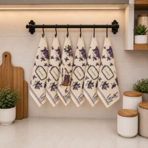 Lavender kitchen towel- set of 6