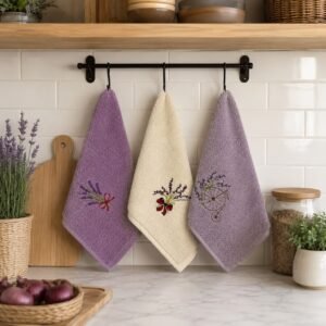 Lavender aloe vera kitchen towel