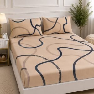 Modern line fitted sheet