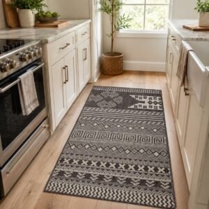 Boho kitchen rug