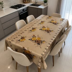 table cover - blue flower size 140*180 cm